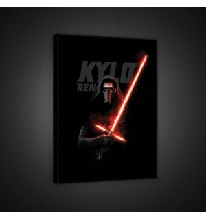 Slika na platnu: Star Wars Kylo Ren Poster - 80x60 cm
