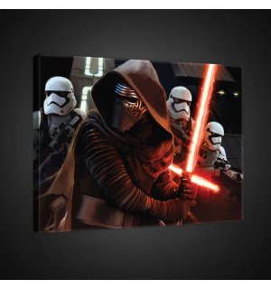 Slika na platnu: Star Wars Dark Lord Kylo Ren - 70x50 cm