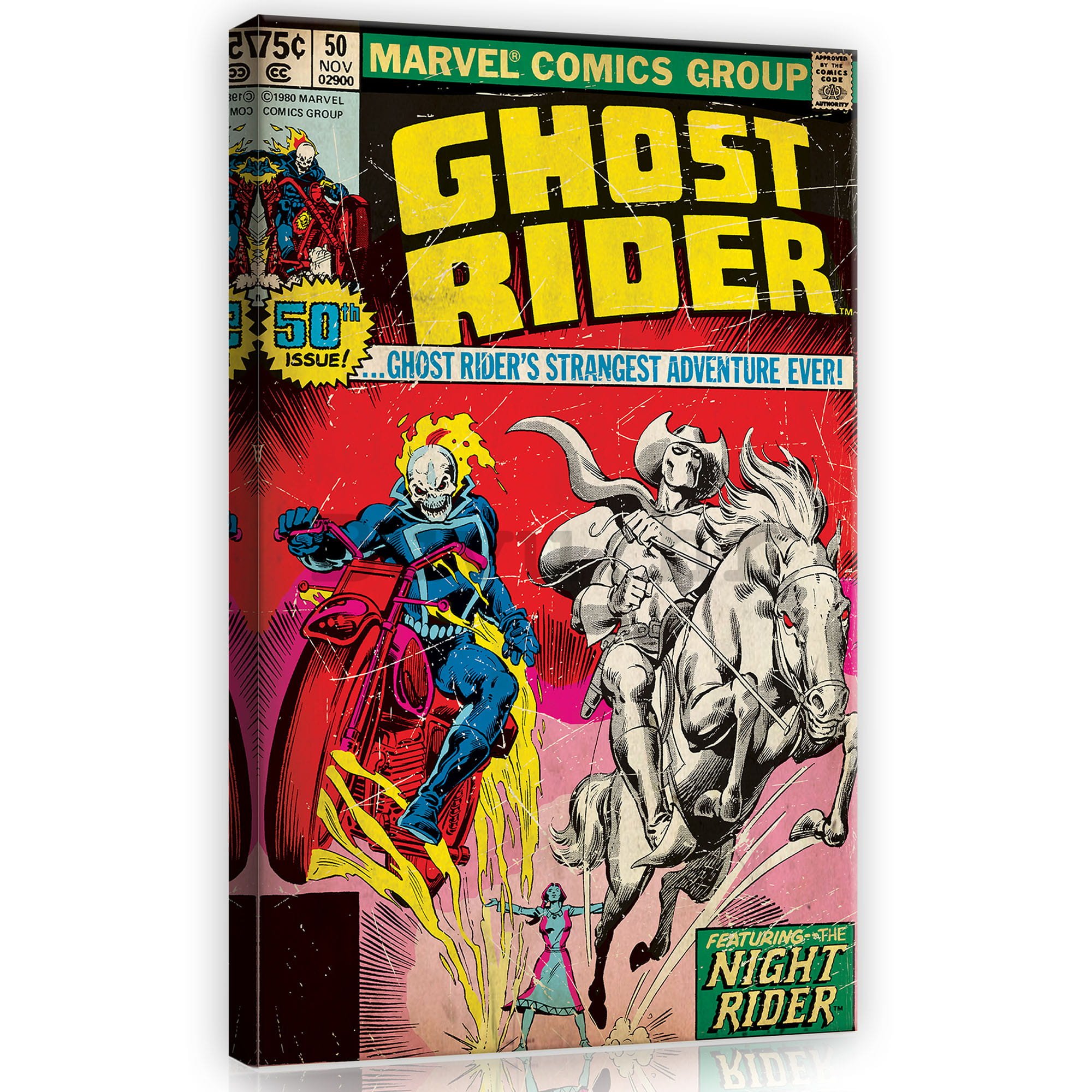 Slika na platnu: Ghost Rider (comics) - 40x60 cm