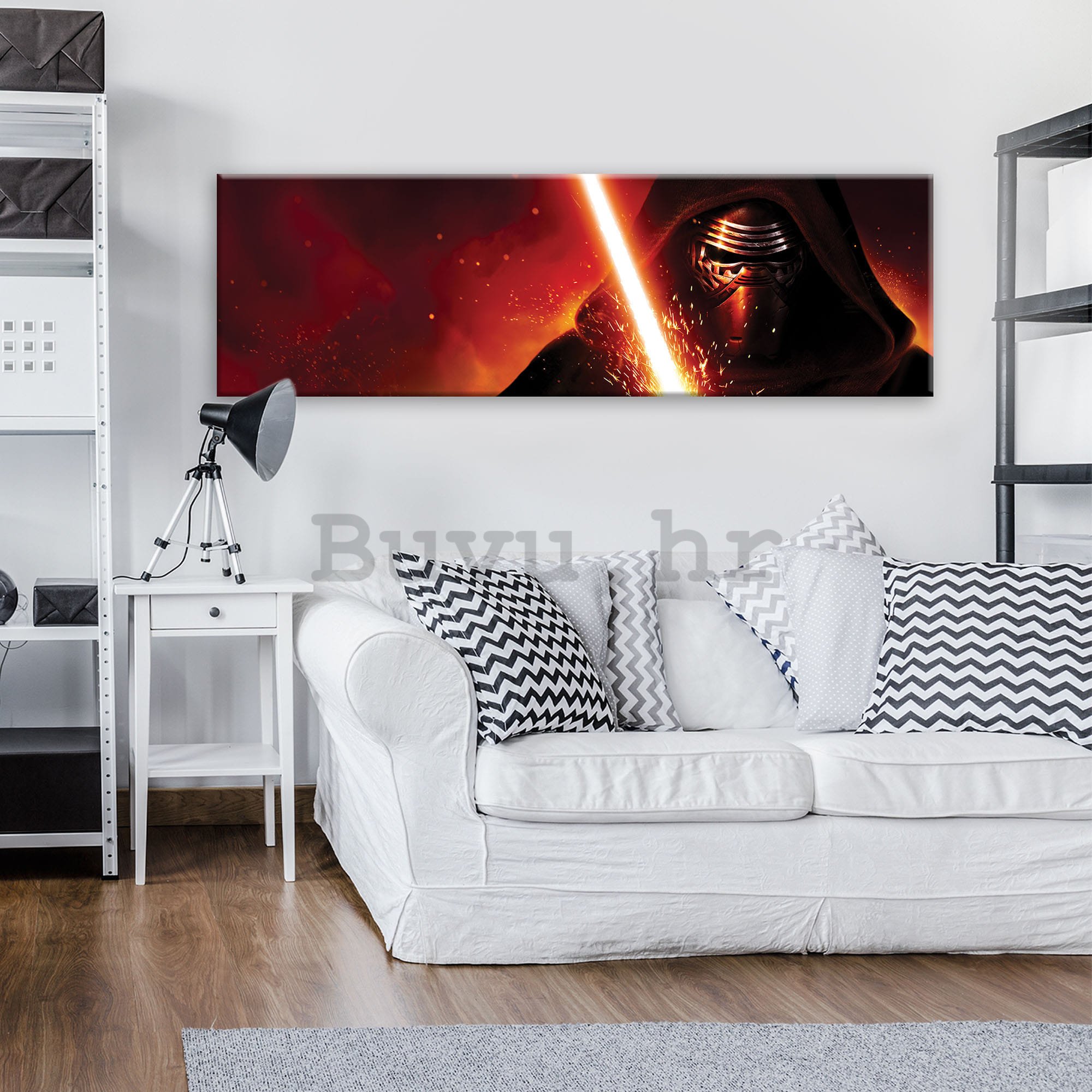 Slika na platnu: Star Wars Kylo Ren's Lightsaber - 145x45 cm
