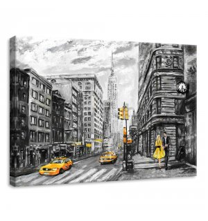 Slika na platnu: New York (slikani) - 70x50 cm