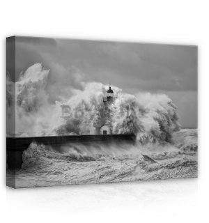 Slika na platnu: Olujni val (1) - 70x50 cm
