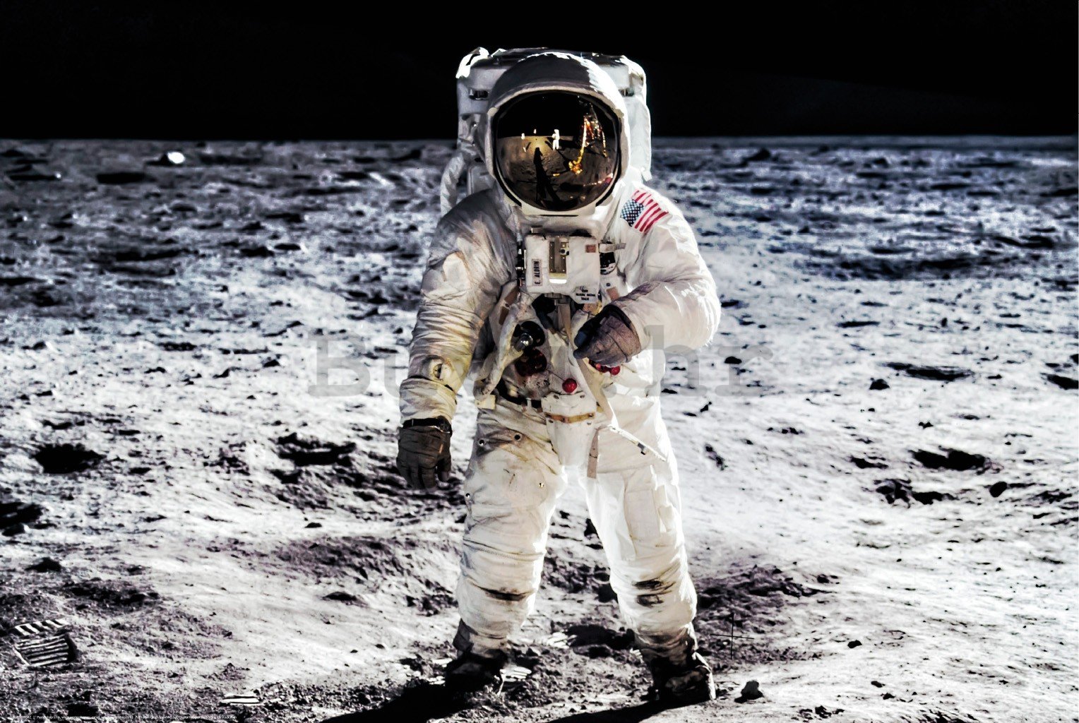 Poster: Slijetanje na Mjesec (kozmonaut)