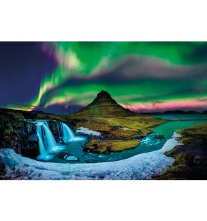 Poster: Aurora na Islandu