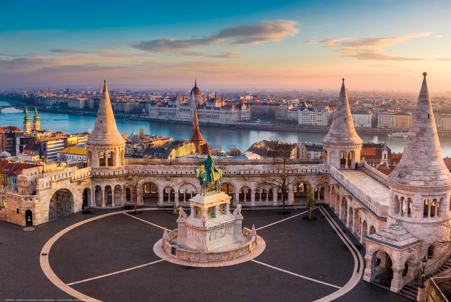 Poster: Pogled na Budimpeštu