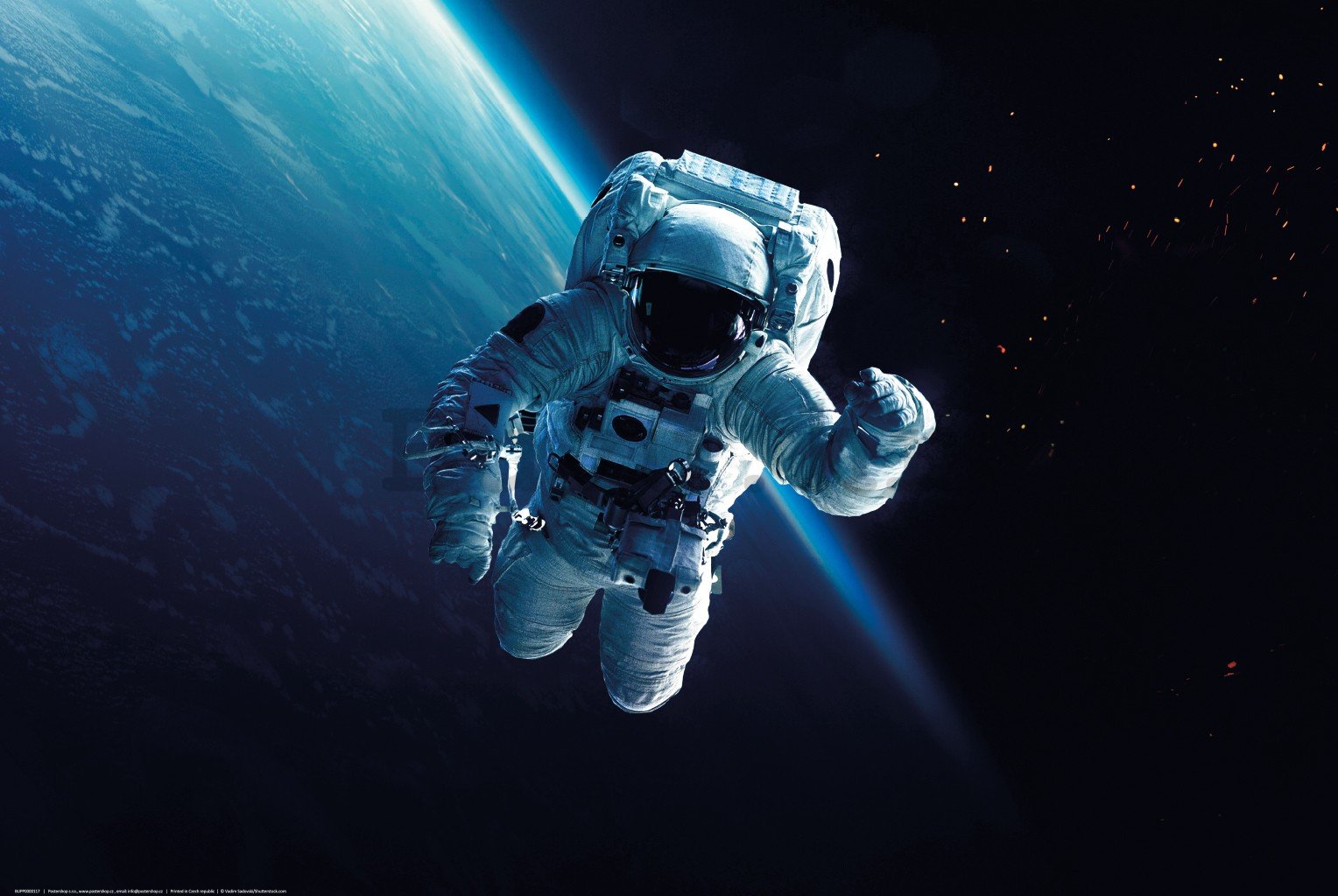 Poster: Astronaut u svemiru