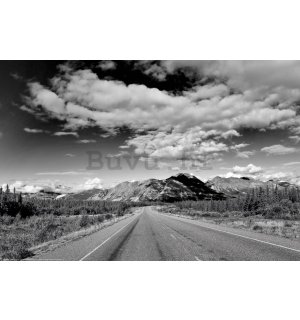 Poster: Alaska Highway (crno-bijeli)