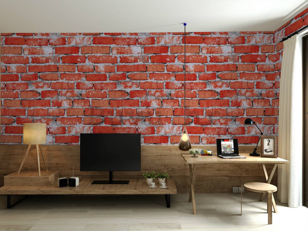 Vinil tapeta - zid od crvene opeke