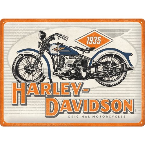 Metalna tabla: Harley-Davidson 1935 - 40x30 cm