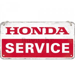 Metalna viseća tabla: Honda Service - 20x10 cm