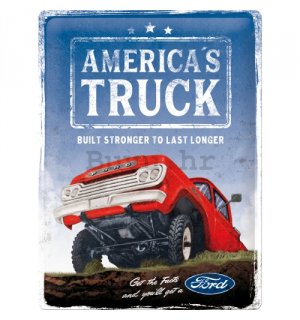 Metalna tabla: Ford (America's Truck F100) - 30x40 cm