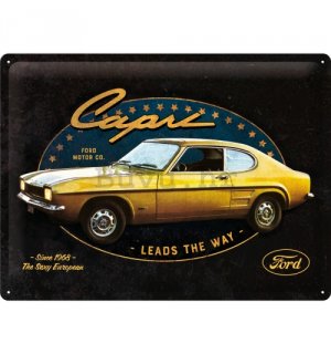 Metalna tabla: Ford (Capri Leads the Way) - 40x30 cm