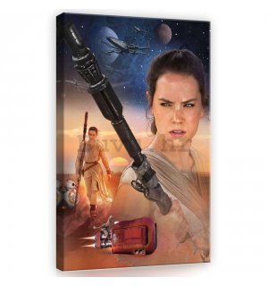 Slika na platnu: Star Wars, Rey - 40x60 cm