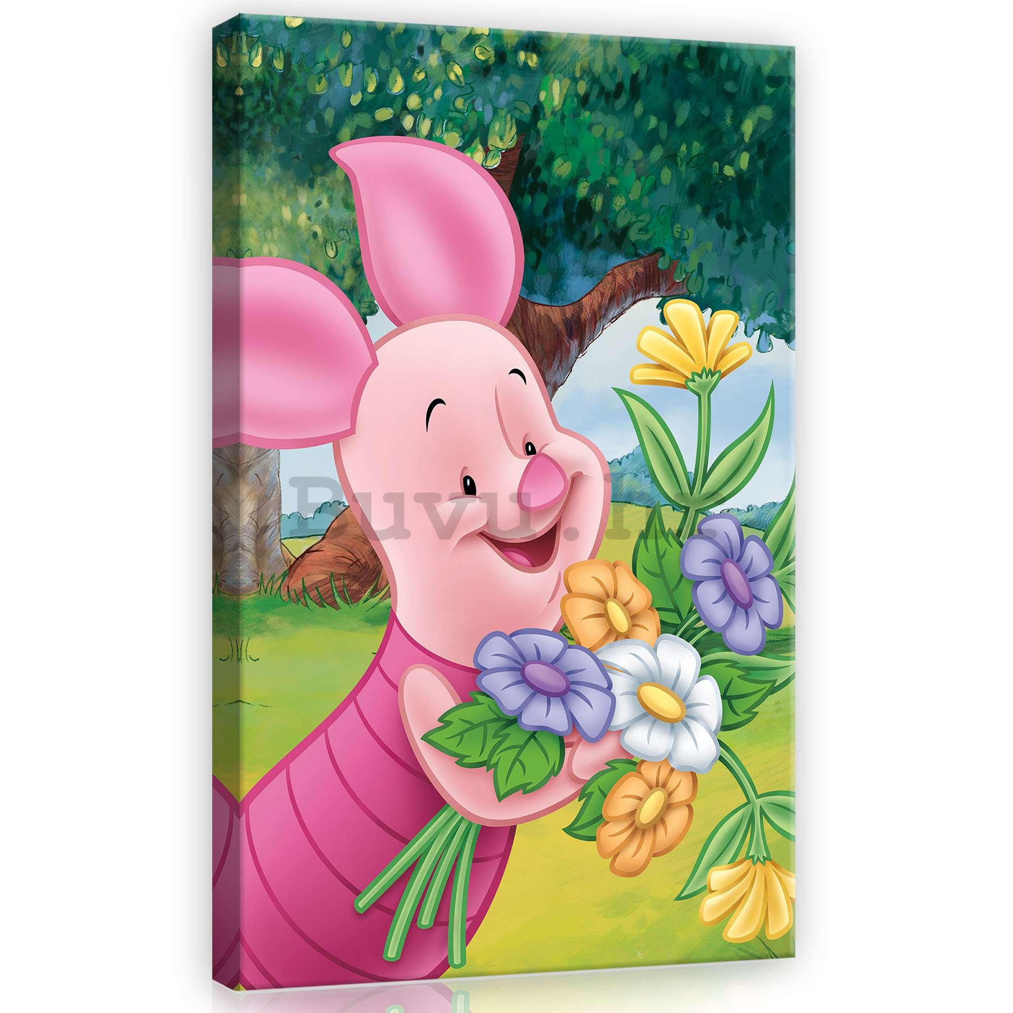 Slika na platnu: Winnie the Pooh (prasić) - 40x60 cm