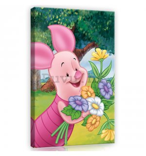 Slika na platnu: Winnie the Pooh (prasić) - 40x60 cm