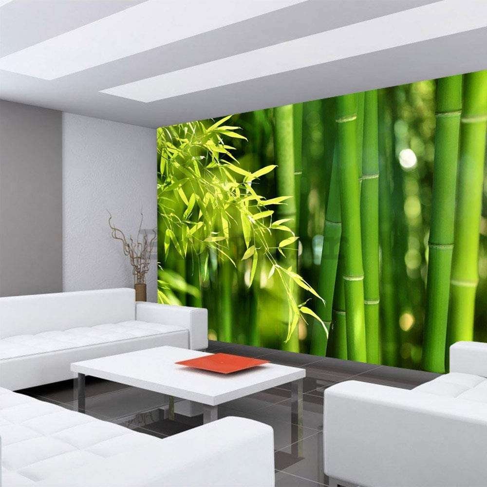 Vlies foto tapeta: Zeleni bambus - 400x280 cm