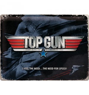 Metalna tabla: Top Gun The Need for Speed - 40x30 cm