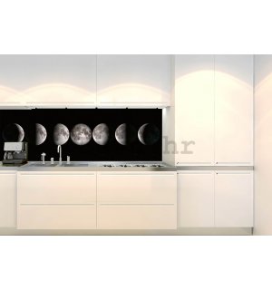Samoljepljiva periva tapeta za kuhinju - Mjesečeva mijena, 180x60 cm