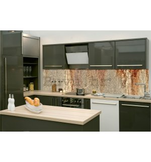 Samoljepljiva periva tapeta za kuhinju - Pješčani dekor, 260x60 cm
