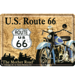 Metalna razglednica - U.S. Route 66