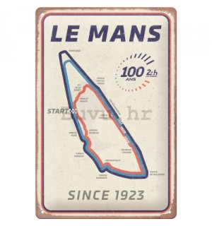 Metalna tabla: 24h Le Mans - Circuit 100 Ans - 20x30 cm