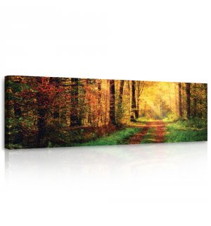 Slika na platnu: Jesenje putovanje - 145x45 cm