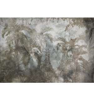 Vlies foto tapeta: Jungle (imitacija betona) - 368x254 cm
