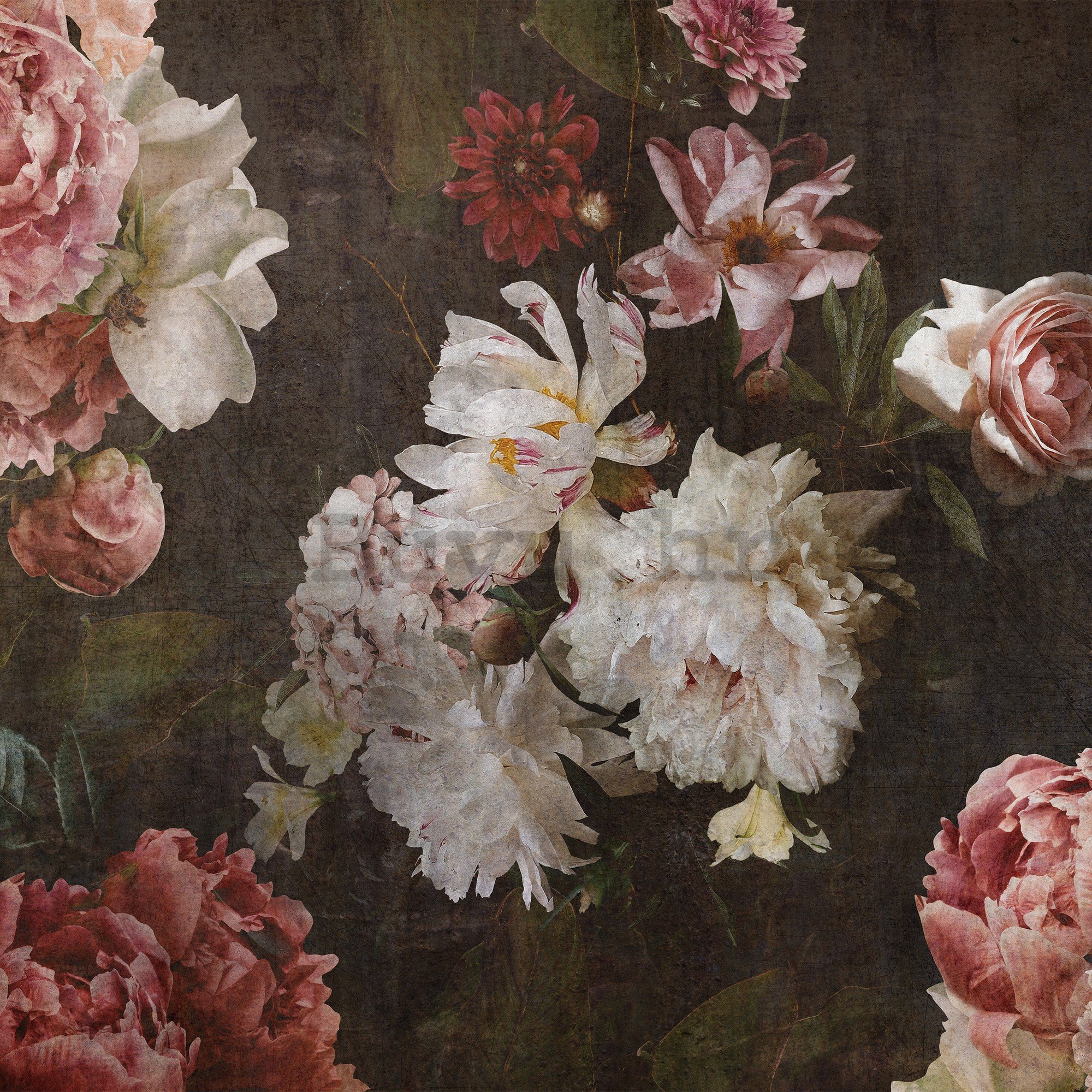 Vlies foto tapeta: Umjetničko cvijeće - 416x254 cm