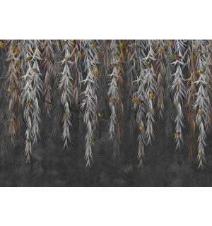 Vlies foto tapeta: Leptiri u granama - 416x254 cm