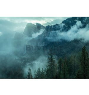 Vlies foto tapeta: U planinama magla - 368x254 cm