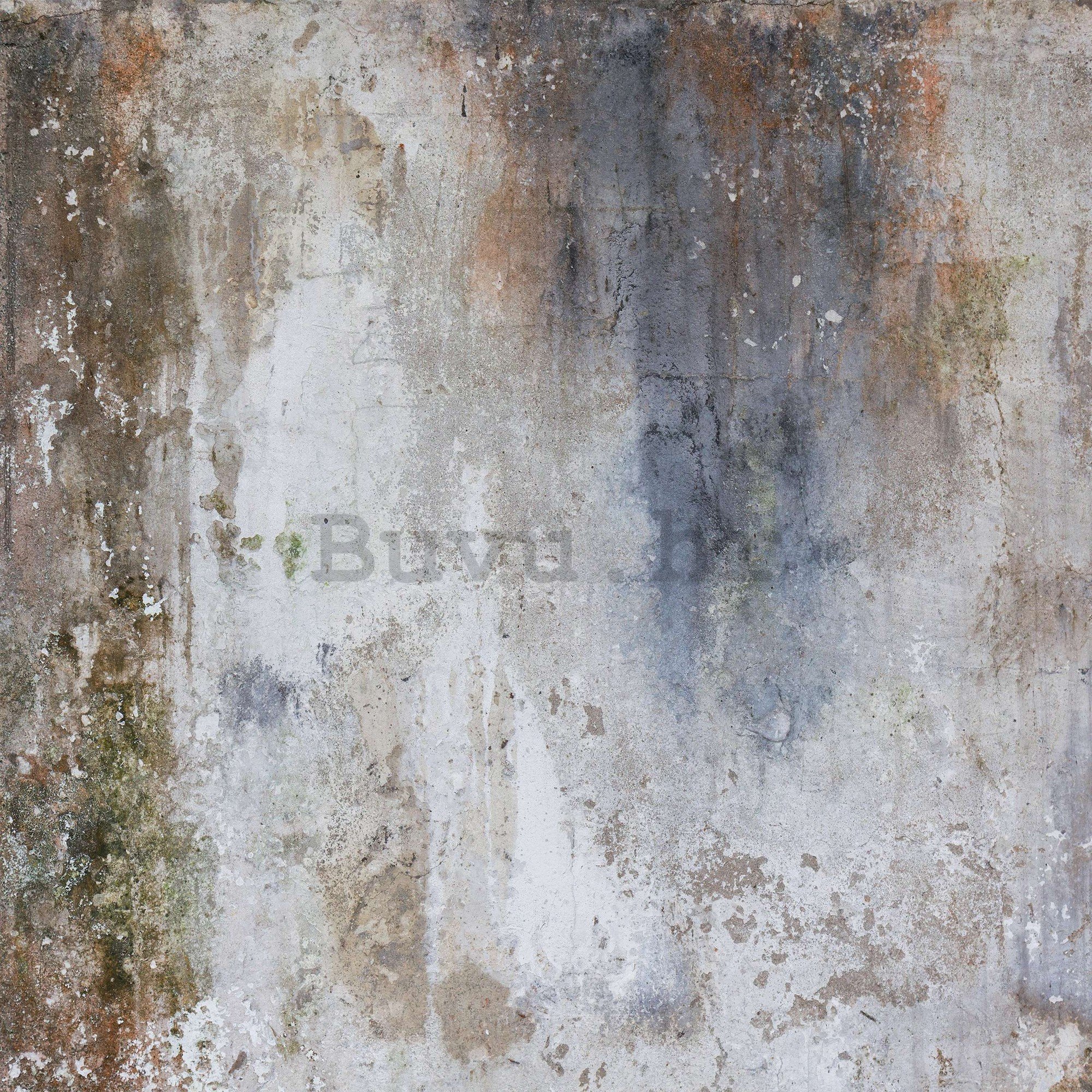 Vlies foto tapeta: Imitacija stare betonske žbuke - 368x254 cm