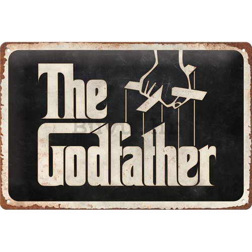 Metalna tabla: Godfather (Logo) - 30x20 cm