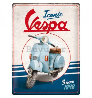 Metalna tabla: Vespa - Iconic since 1946 - 30x40 cm