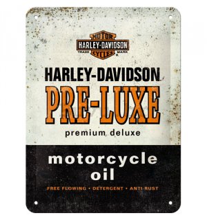 Metalna tabla: Harley-Davidson Pre-Luxe - 15x20 cm