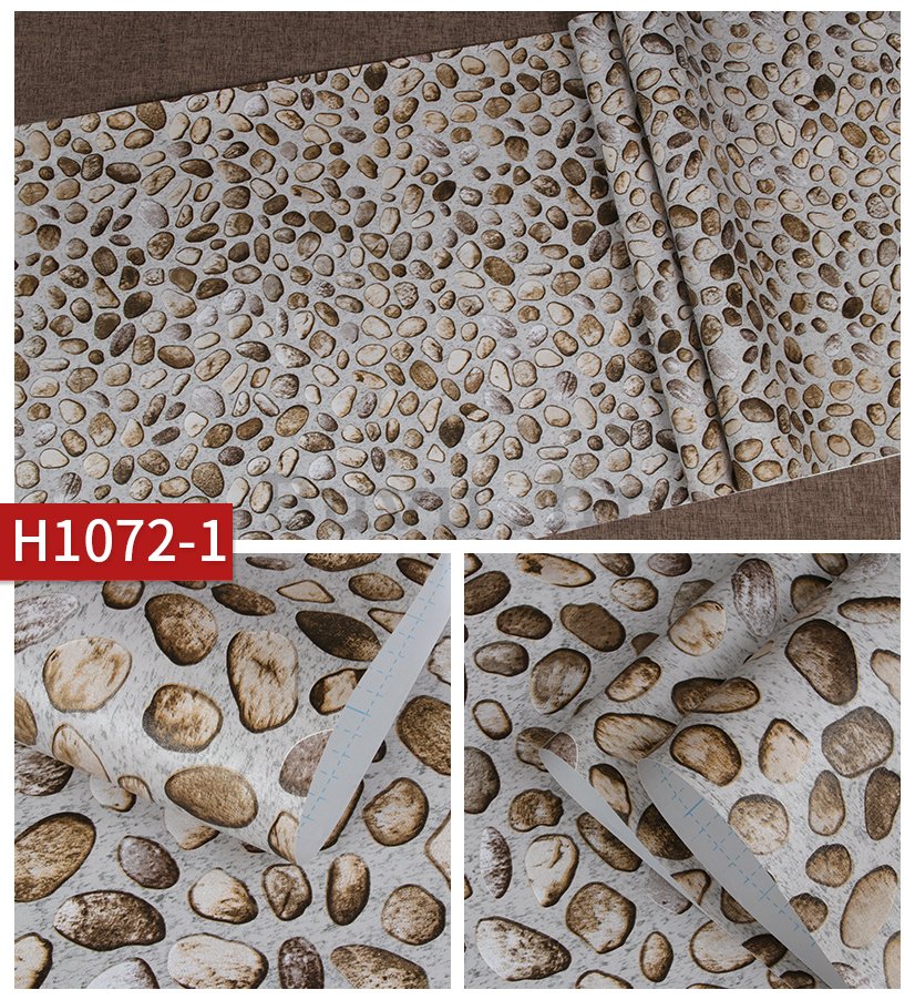 Samoljepljiva zidna folija kamenčići na plaži 45cm x 3m