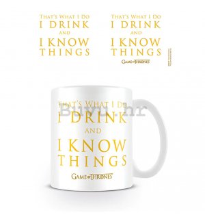 Šalica - Game Of Thrones (Drink & Know Things)