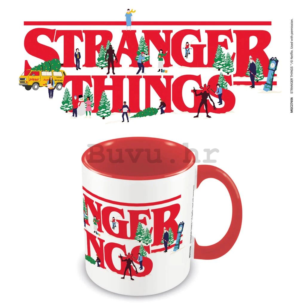 Šalica - Stranger Things 4 (Christmas Logo)