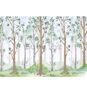 Vlies foto tapeta: Dječja šuma - 368x254 cm