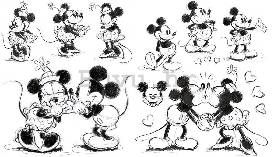 Naljepnica - Mickey and Minnie