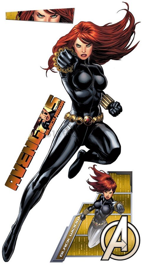 Naljepnica - Avengers Black Widow (1)