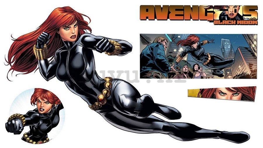 Naljepnica - Avengers Black Widow (3)