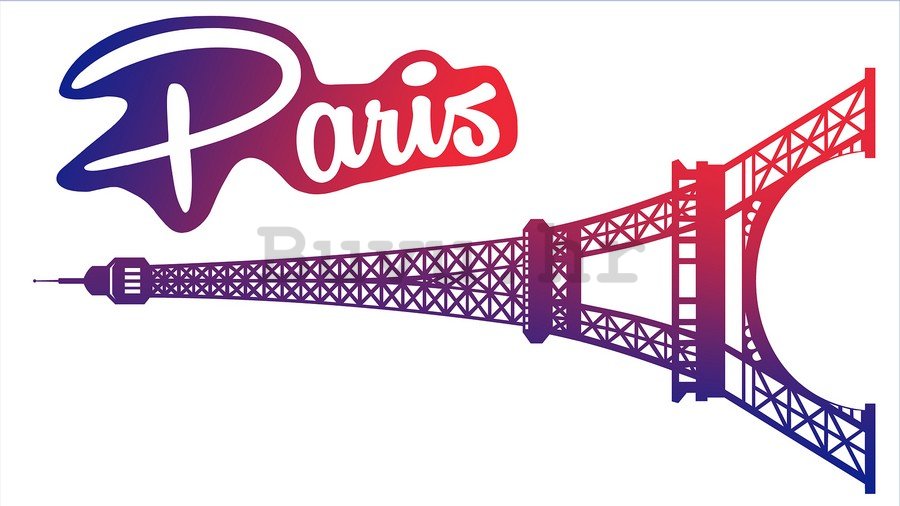 Naljepnica - Paris (Eiffel)