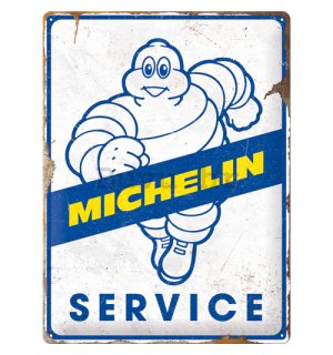 Metalna tabla: Michelin - Service - 40x30 cm