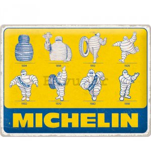 Metalna tabla: Michelin - Logo Evolution - 40x30 cm