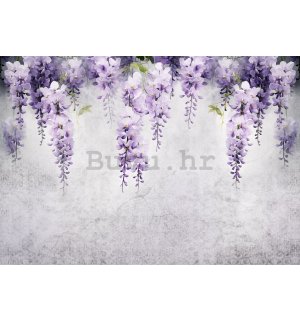 Foto tapeta Vlies: Flowers Violet Wisteria Romantic (1) - 254x184 cm