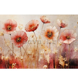 Foto tapeta Vlies: Flowers Composition Structure - 254x184 cm
