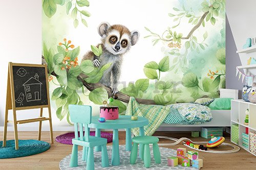 Foto tapeta Vlies: For Children Animals Lemur - 254x184 cm