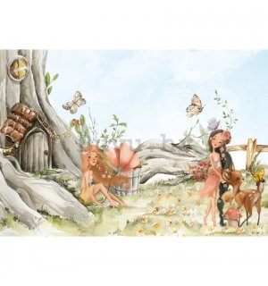 Vlies foto tapeta: For kids fairytale fairy - 368x254 cm