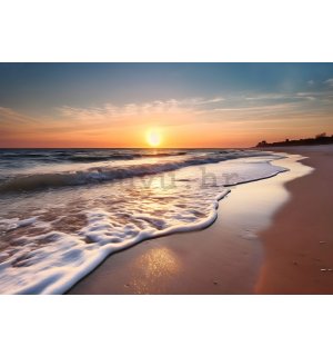 Vlies foto tapeta: Sea sunset - 368x254 cm