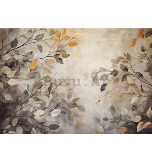 Vlies foto tapeta: Leaves Autumn Colors - 368x254 cm